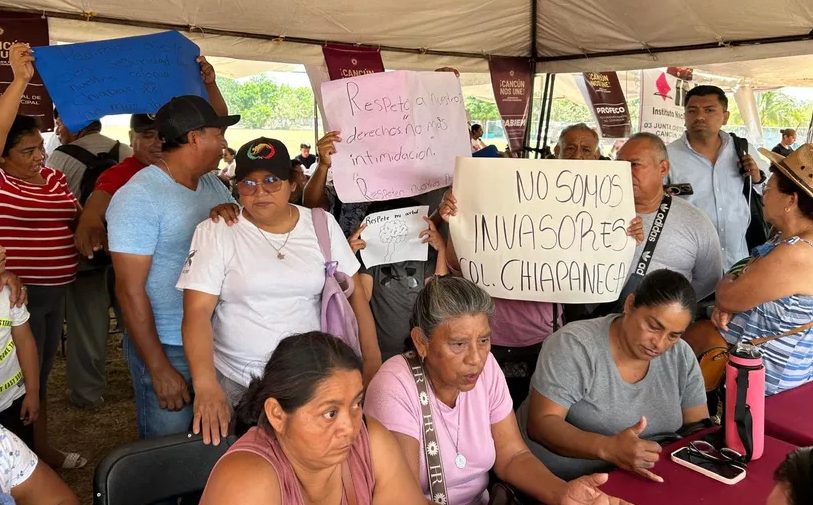 La comunidad busca soluciones ante el conflicto territorial.