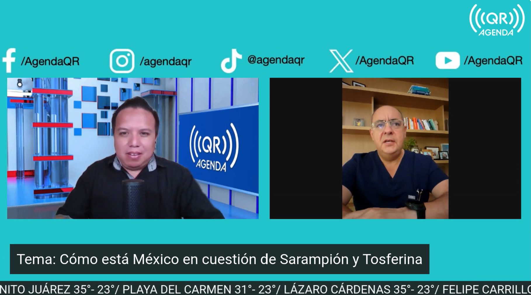 Reemergencia de sarampión y tosferina en México.