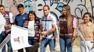 La pavimentación mejorará la movilidad en la colonia La Veleta.