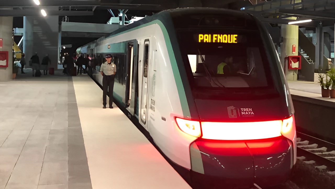 La ruta del Tren Maya en el sureste mexicano.