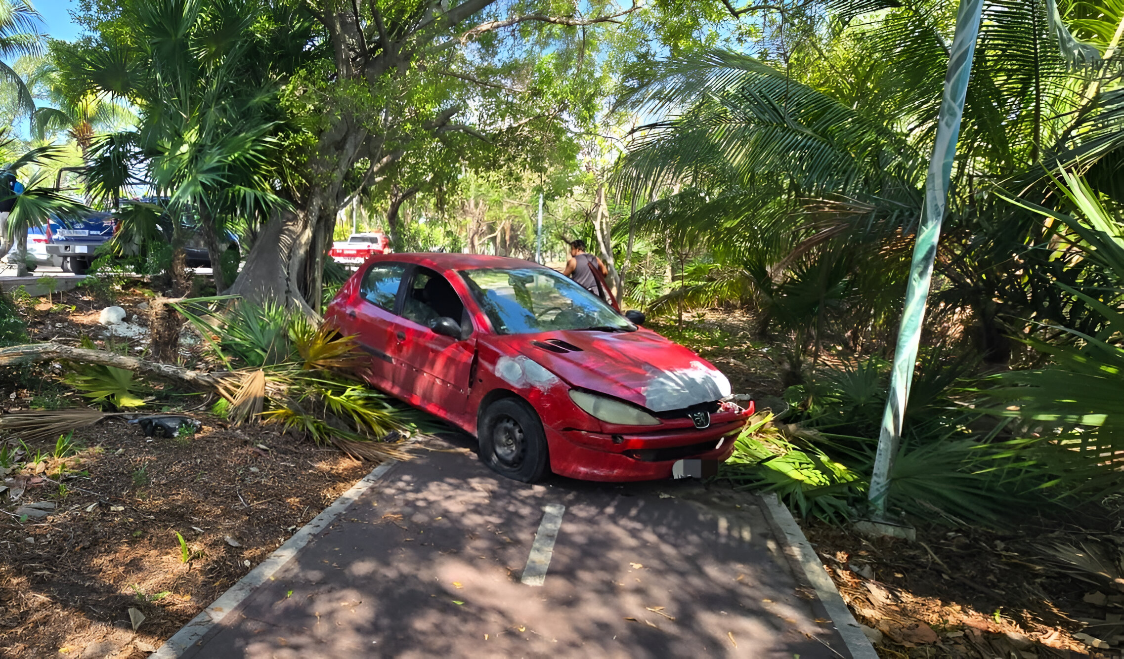 El Boulevard Kukulcán fue parcialmente cerrado tras el incidente.