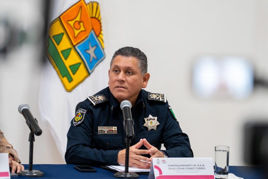 Aseguramiento de droga y armas en Quintana Roo.