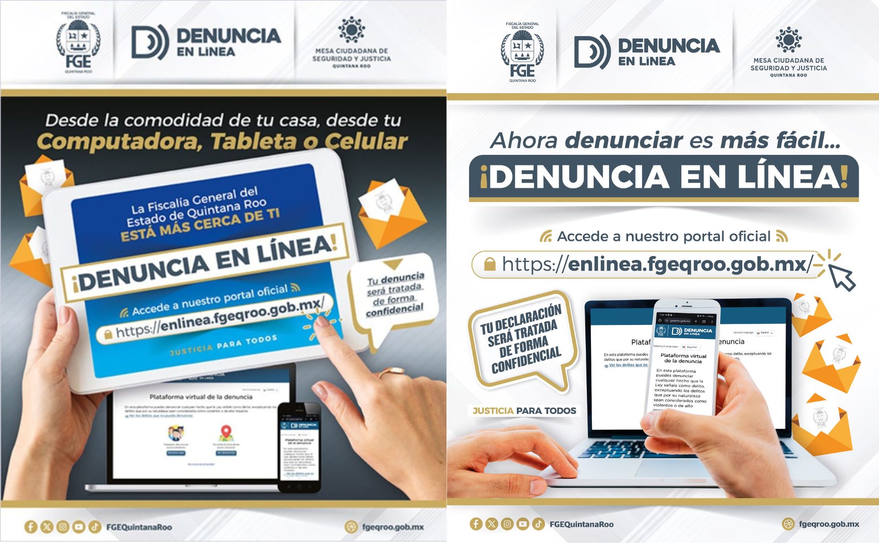 Ciudadanos pueden denunciar delitos desde sus dispositivos móviles.