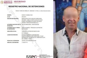 "Carlos Canabal Ruiz se da a la fuga desde prisión domiciliaria."