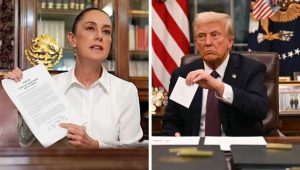 Trump critica estrategia de Sheinbaum contra cárteles en México.