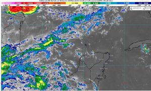 Pronóstico meteorológico para Quintana Roo con lluvias y calor intenso.
