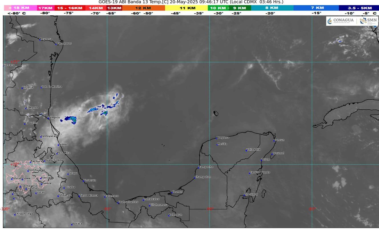"Temperaturas elevadas y viento fuerte en Quintana Roo."