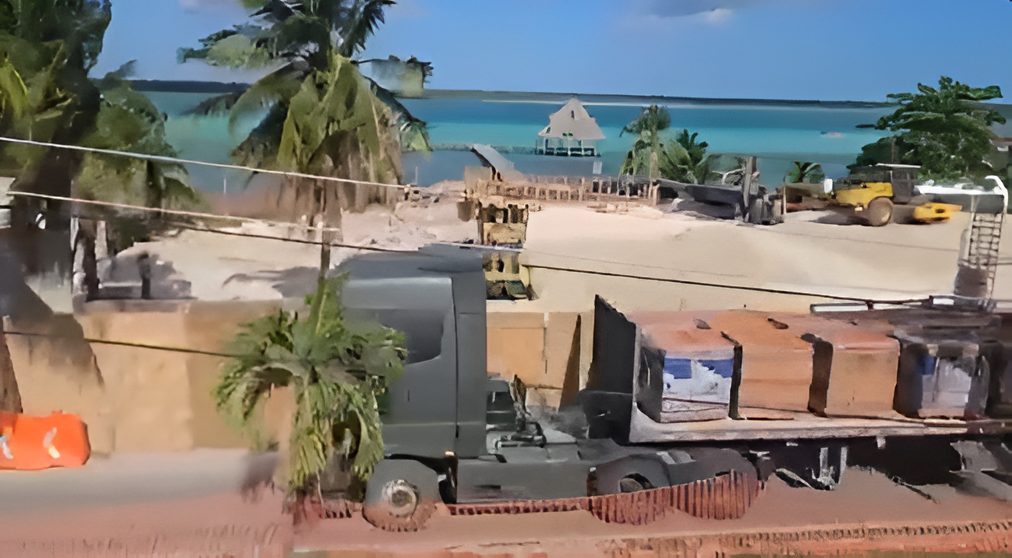 Comandante Mondragón, asegurando el cumplimiento ambiental.