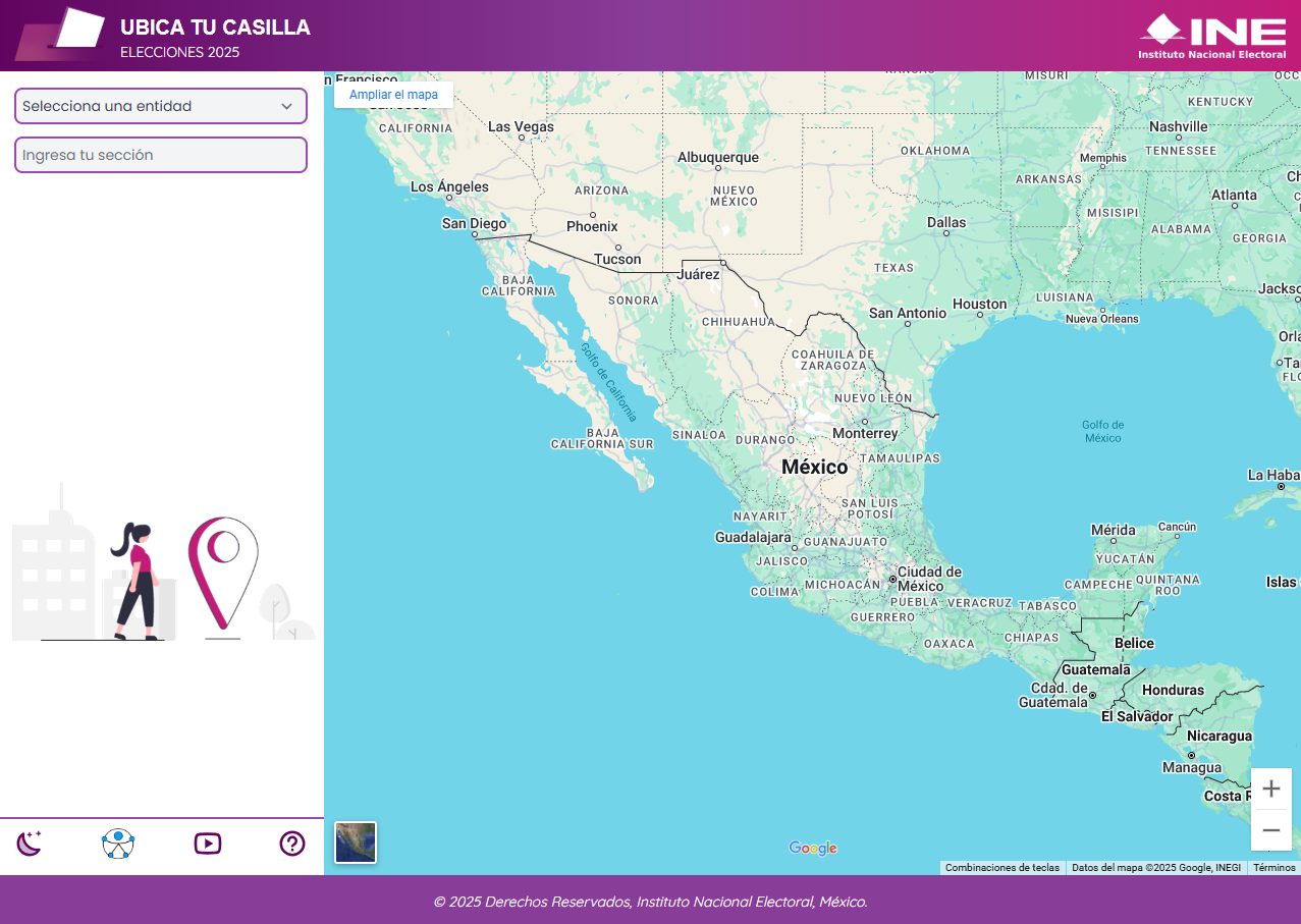 Lleva tu credencial del INE para votar.