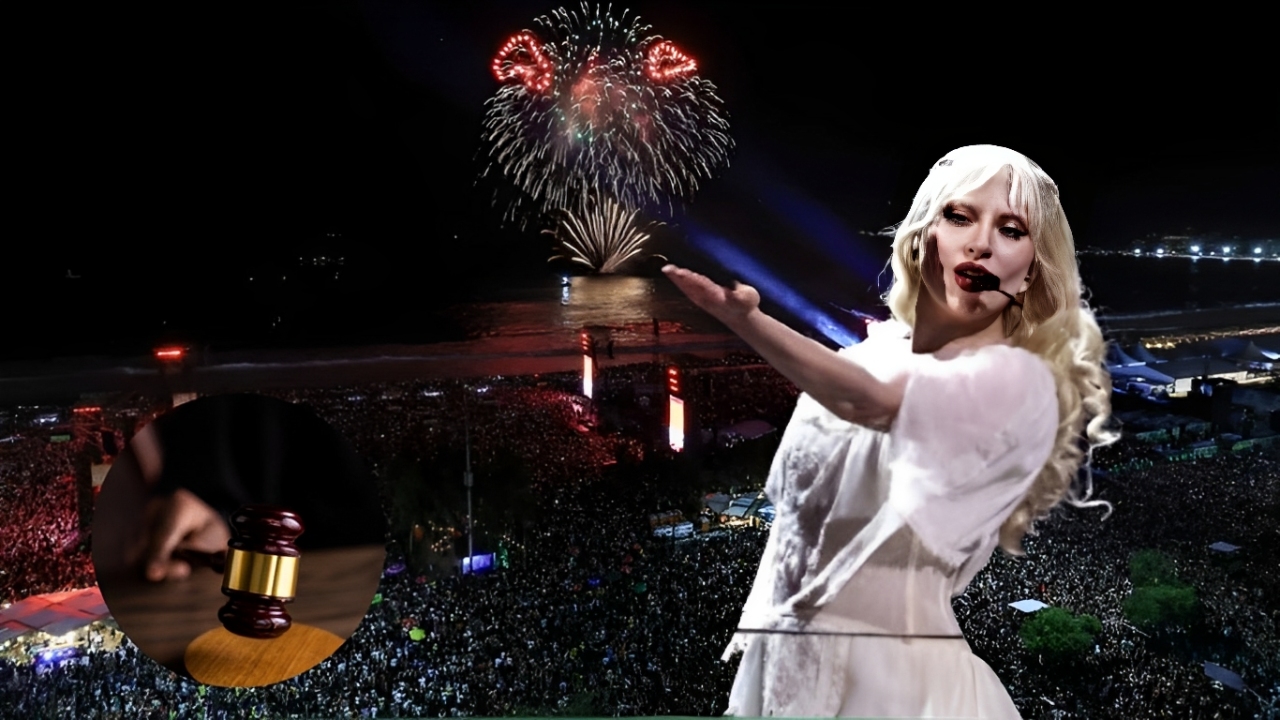 Agentes de seguridad presentes en el evento.