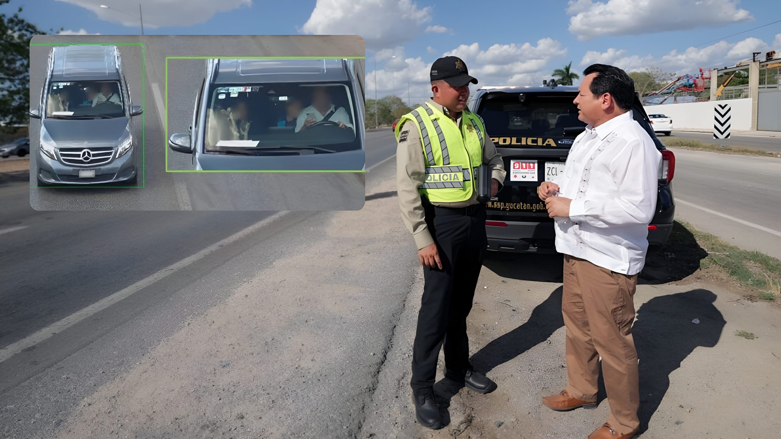 Nueva tecnología en el periférico de Mérida.