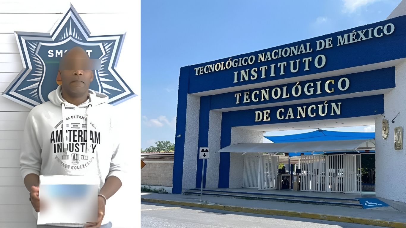 El incidente ocurrió durante el Día del Estudiante en Cancún.
