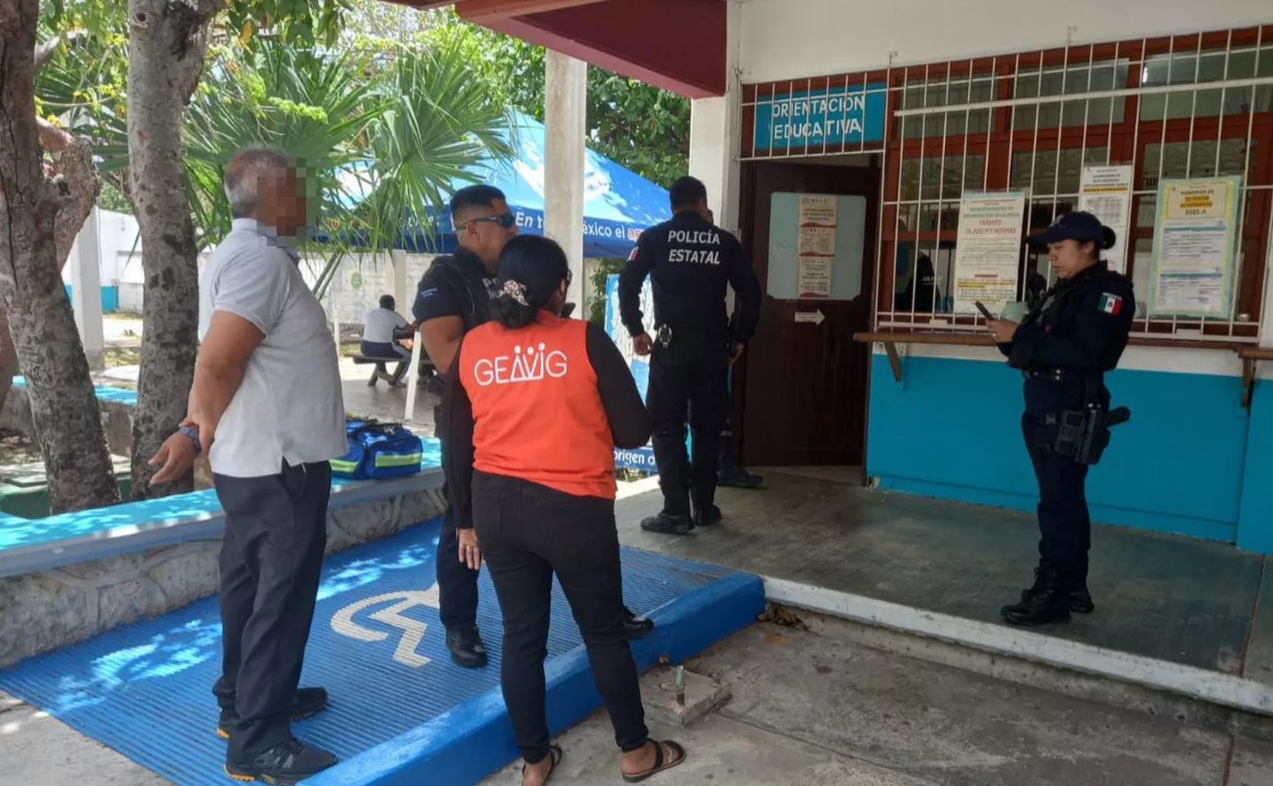 Autoridades intervienen en caso de extorsión en Cozumel.