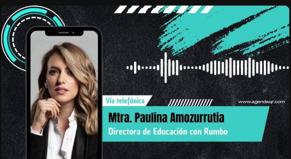 la Mtra. Paulina Amozurrutia, Directora de Educación con Rumbo, aborda la alarmante situación de la infancia en México.