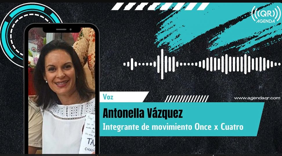 Antonella Vázquez, integrante del movimiento Once x Cuatro, presentó cuatro iniciativas en el Congreso de Quintana Roo.