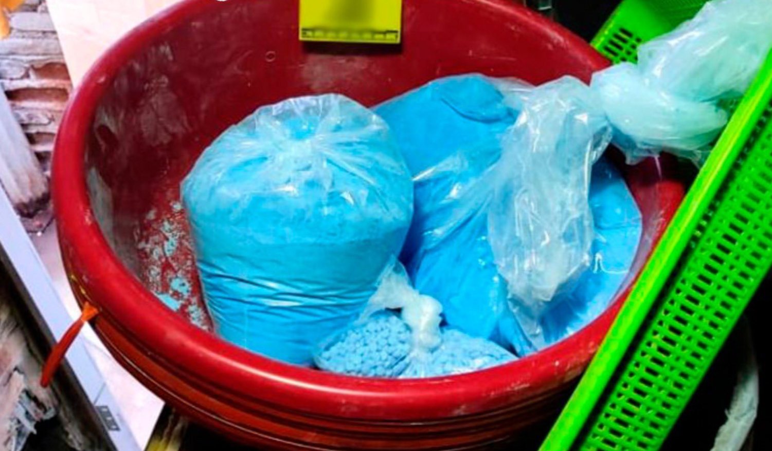 Aseguran en Tijuana 23 mil pastillas de fentanilo.