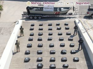 Aseguran 1.5 toneladas de cocaína en Jalisco.