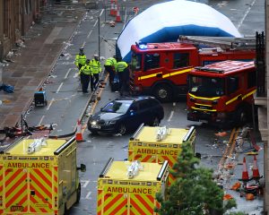 Aficionados reunidos antes del incidente en Liverpool.
