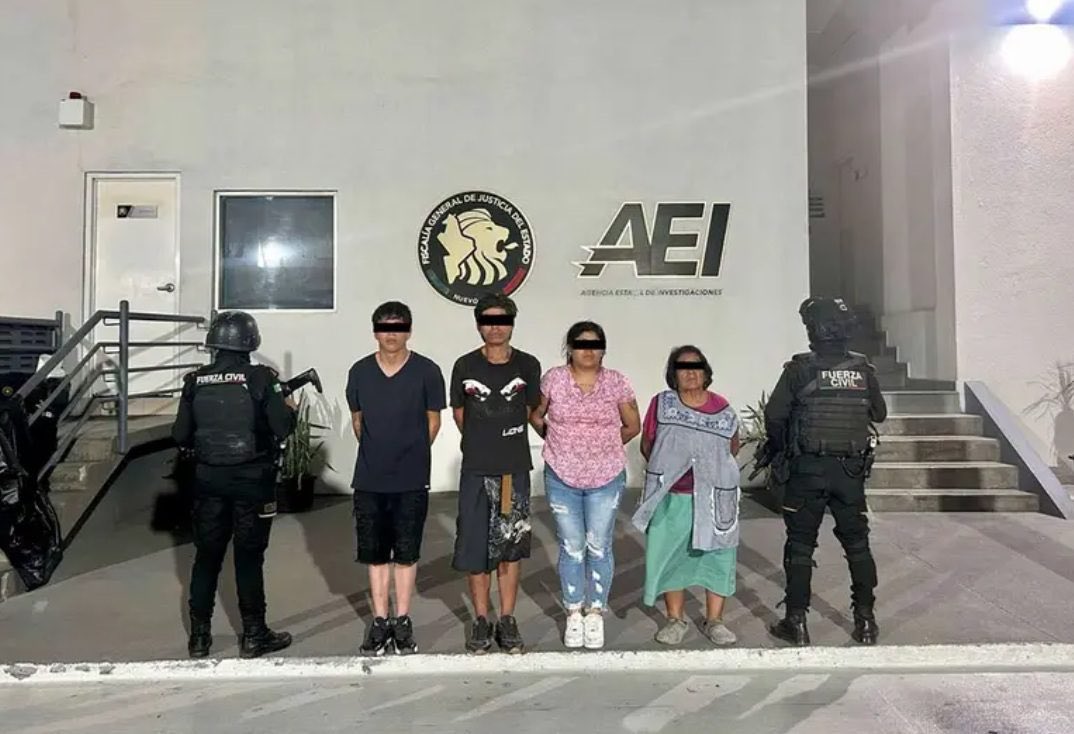 Sustancias ilícitas confiscadas durante la operación.