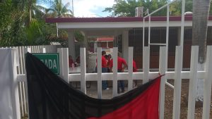 Paro de labores de maestros en Cancún por la Ley del ISSSTE.