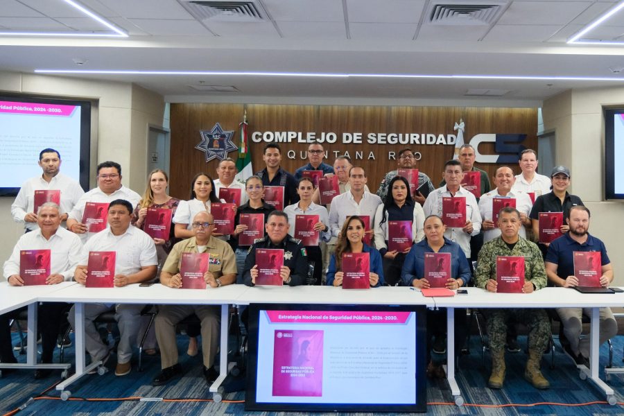 Quintana Roo se alinea a la Estrategia Nacional de Seguridad Pública 2024-2030.