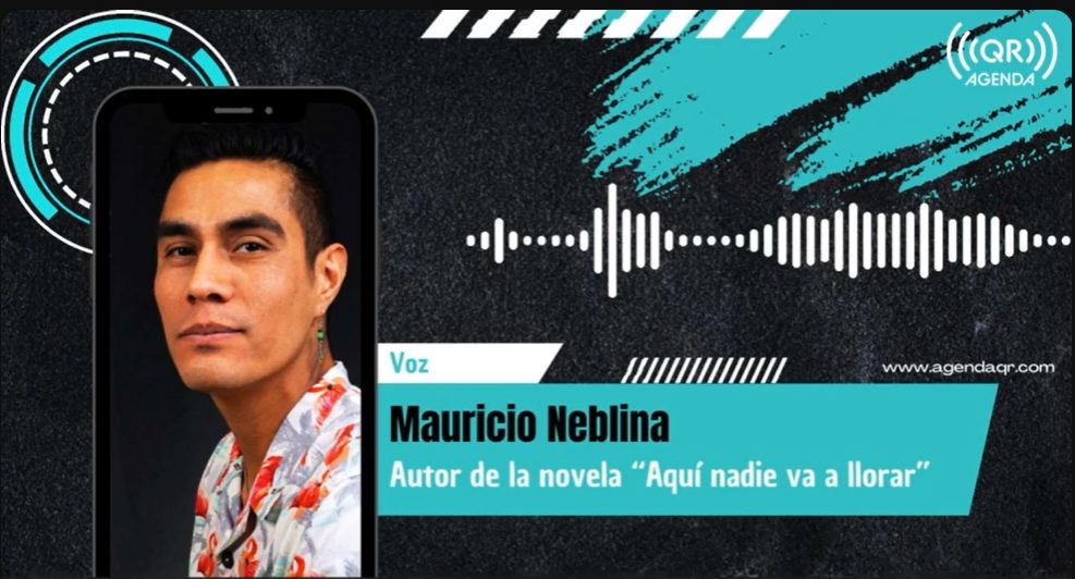 Neblina describe su novela como una reflexión sobre uno de los tabúes más difíciles de enfrentar en la sociedad mexicana: la violencia. "Aquí nadie va a llorar"