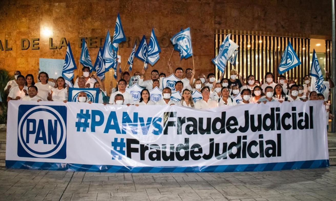 PAN denuncia fraude en la reforma judicial.