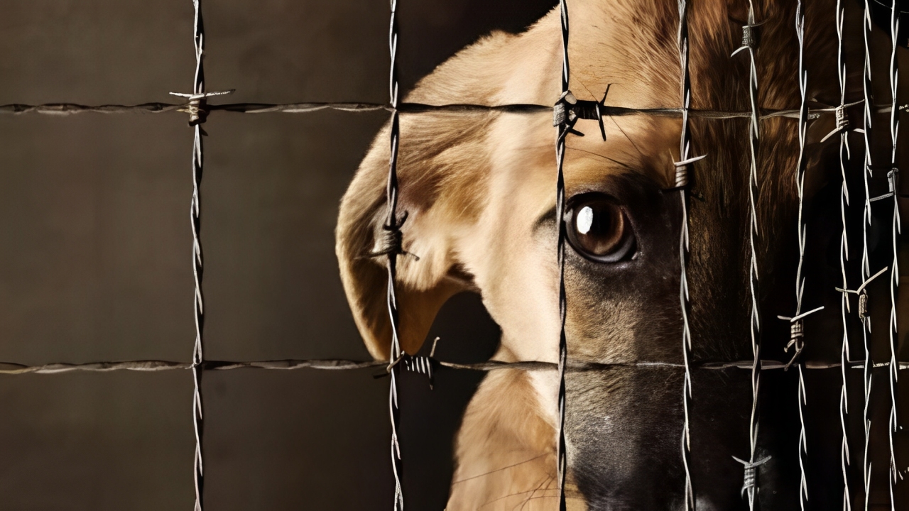 Ivonne, activista, hablando sobre la situación del maltrato animal.