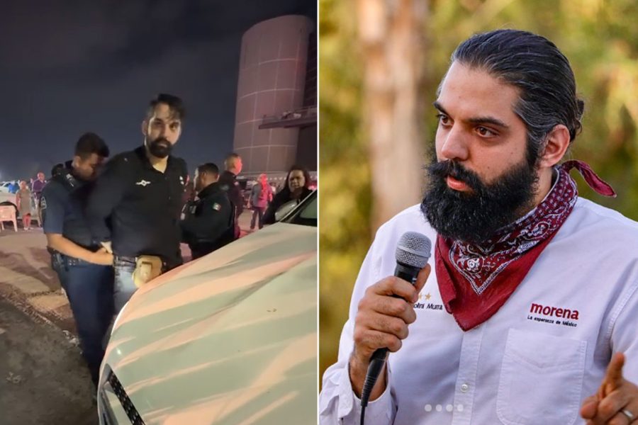 La intervención policial en la riña del diputado de Morena.