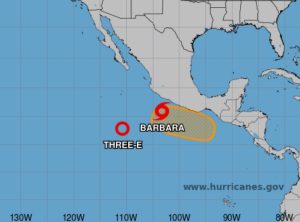 Huracán Bárbara: primer ciclón de la temporada 2025.