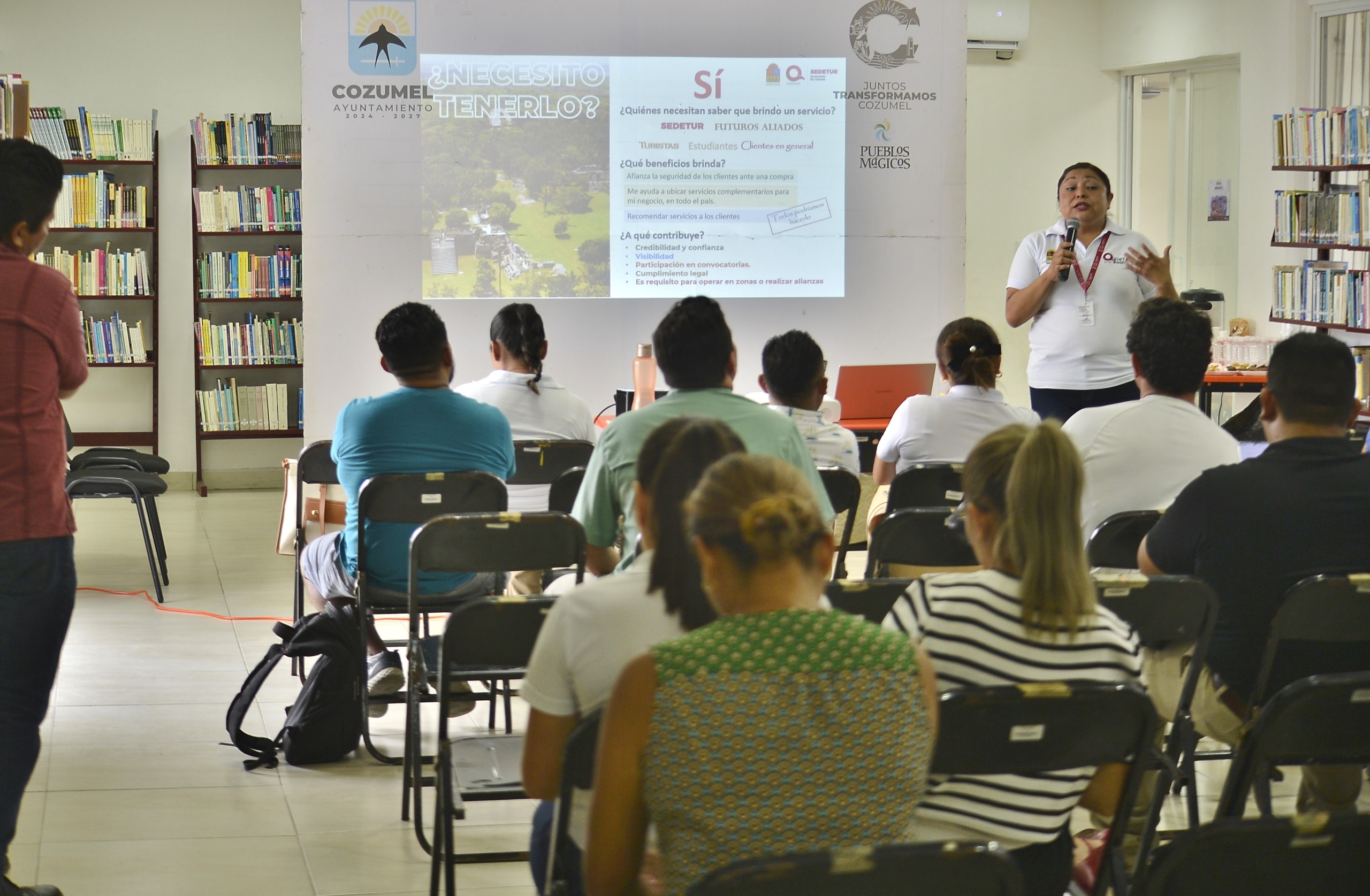 Capacitación a prestadores en Cozumel.