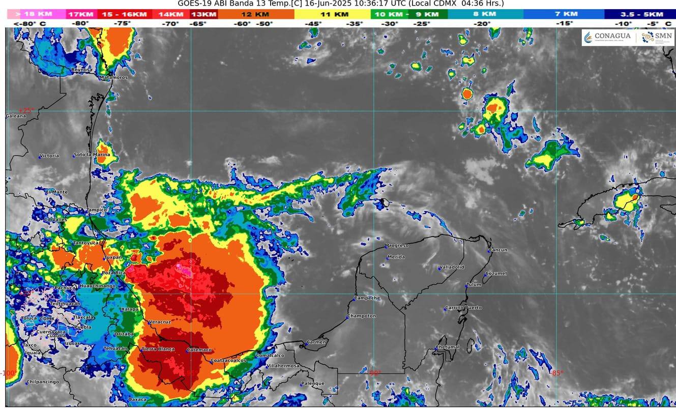 Pronóstico del clima en Quintana Roo.