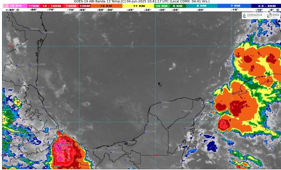 "Clima variable en Quintana Roo con lluvias intensas."
