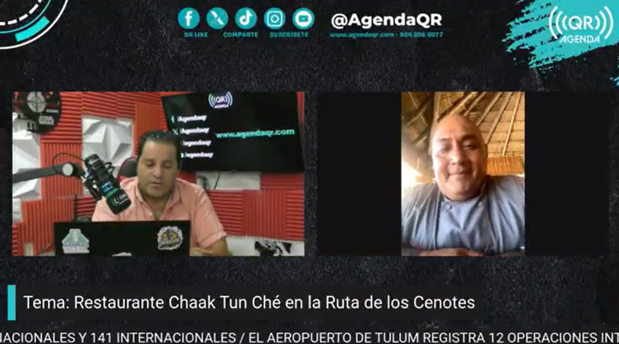 Entrada al restaurante Chaak Tun Ché en la Ruta Cenotes.