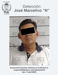 Captura de “El Marce” por la FGE en Benito Juárez.