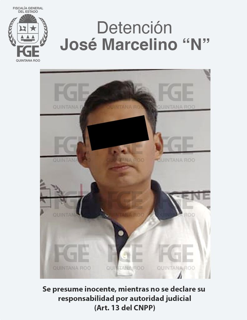 Captura de “El Marce” por la FGE en Benito Juárez.