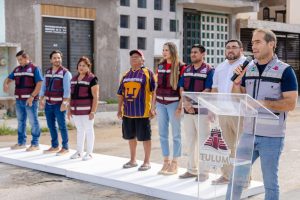 Obras en la colonia Tumben Kaa.
