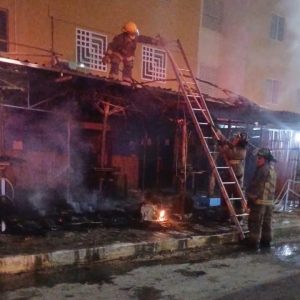 Raciel López Salazar, Fiscal General, descarta vínculos del incendio con el cobro de "derecho de piso".