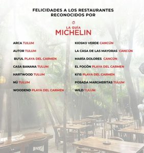 Tulum lidera los premios Michelin, destacando su oferta gastronómica.