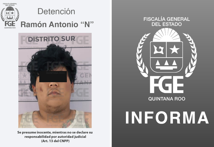Ramón Antonio “N” fue detenido tras un enfrentamiento armado en Chetumal.