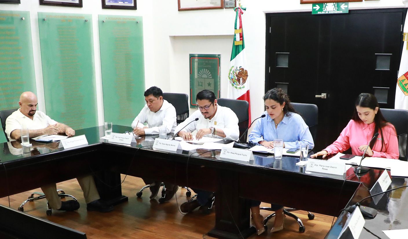Sesión del Congreso de Quintana Roo, donde se aprobó la reforma.