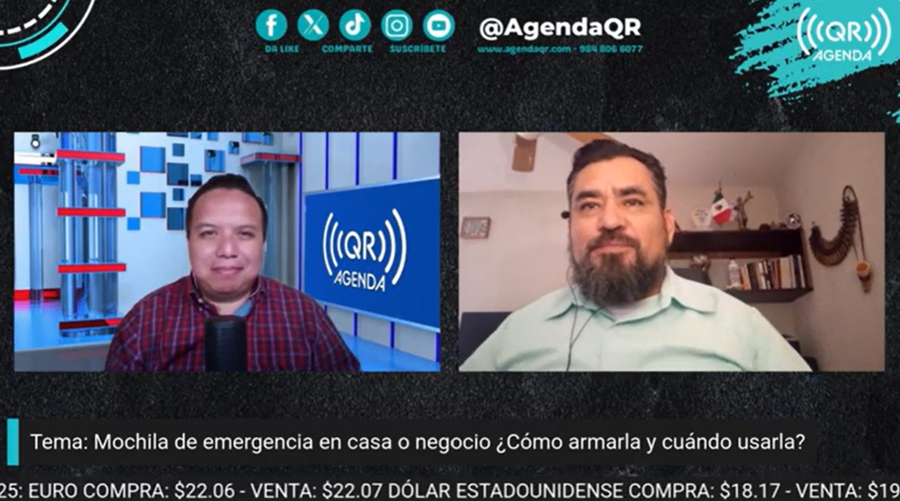 Elementos esenciales para la mochila de emergencia.