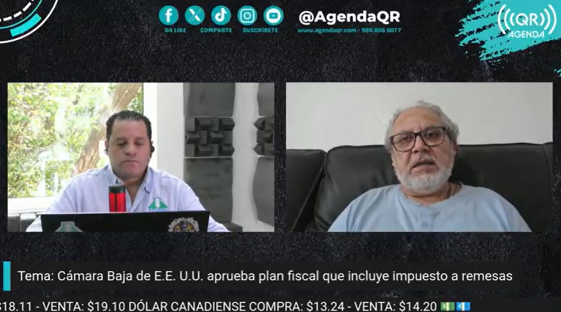 Mexicanos migrantes enviando remesas.