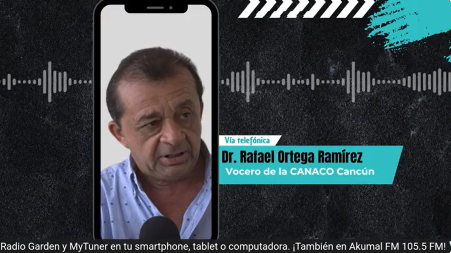 Dr. Rafael Ortega Ramírez, vocero de Canaco Cancún, explicando los desafíos de la jornada de 40 horas.