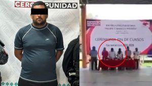 Estudiantes en la ceremonia de graduación en Pijijiapan, Chiapas.