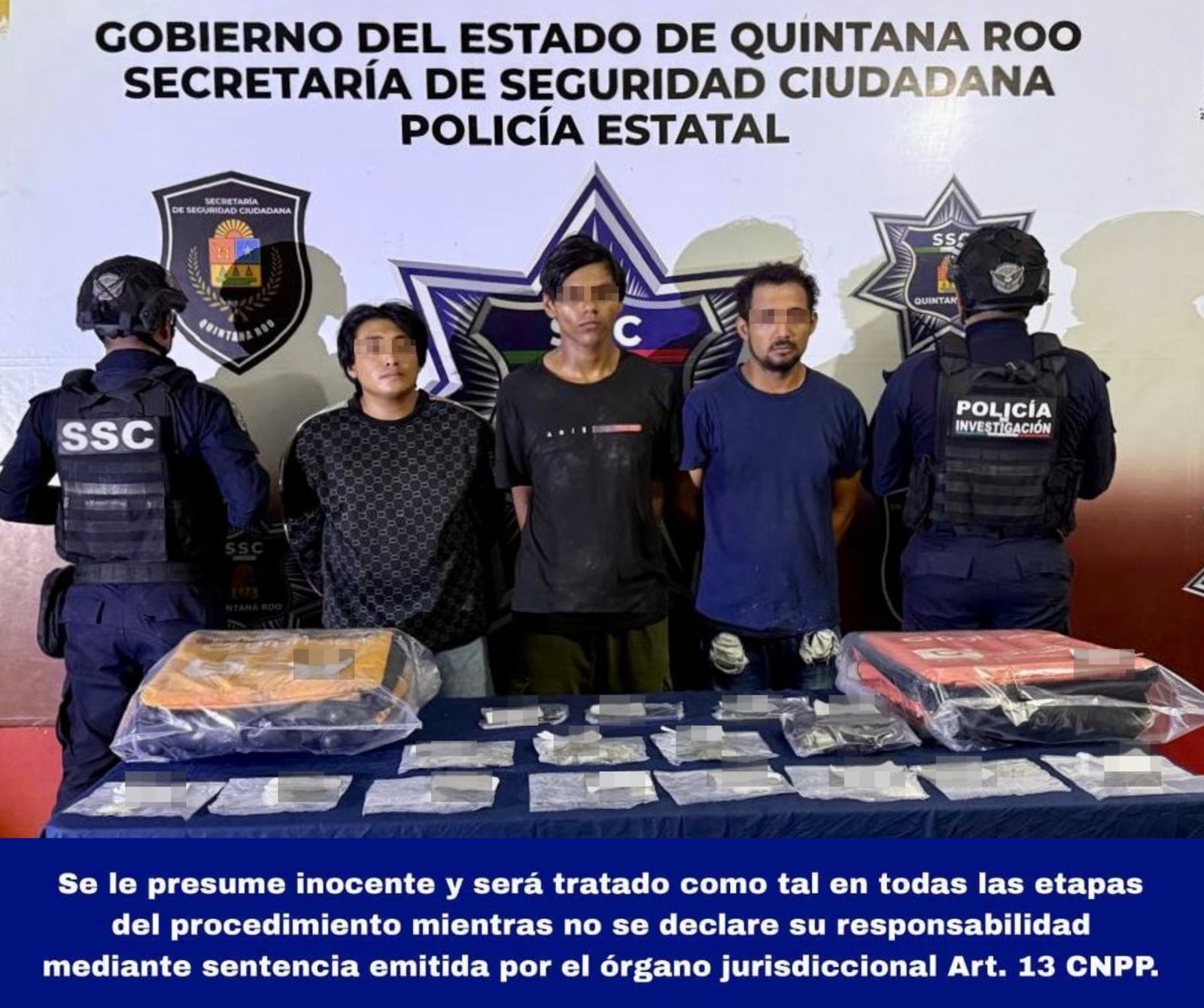 Los presuntos narcomenudistas intentaron huir en estas motocicletas.