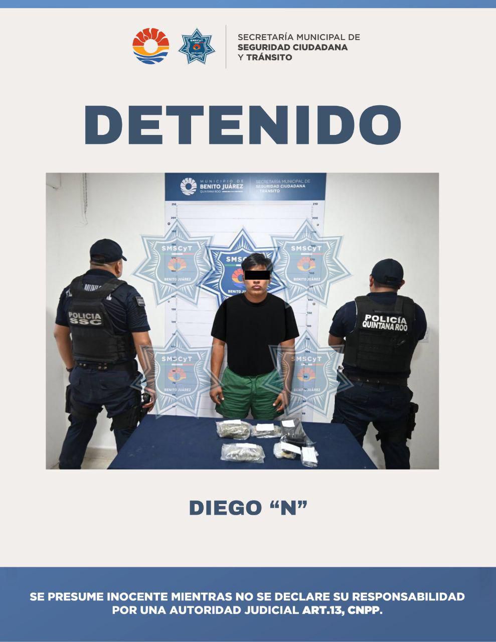 Vehículo Audi involucrado en la detención.