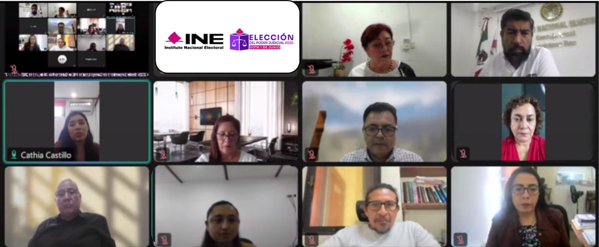 Sesión de cierre del proceso electoral.