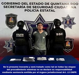Elementos de la Secretaría de Seguridad Ciudadana en el lugar de la detención.