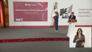 Mario Delgado Carrillo, titular de la SEP, presenta el nuevo modelo para la Educación Media Superior.